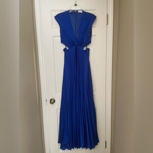A.L.C. Royal Blue Backless Dress